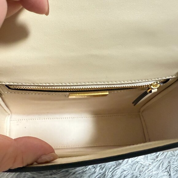 Tory Burch Juliette Small Top-handle Satchel In Shell Pink / New Cream - Picture 6 of 7